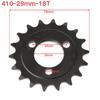 410 Chain Sprocket 18T/22T/25T/28T Fixed Gear Sprocket Suitable for Electric Scooters Bicycles Motorized Bikes and Pit Bike