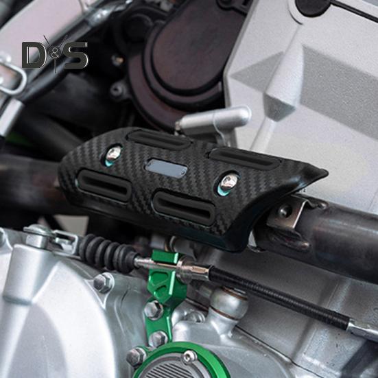 Motorrad-Auspuffrohrabdeckung, Verbrühungsschutz, Wärmedämmung, Universal-Motorrad-Auspuffrohrverkleidungsschutz, Schild, Schutz, Modifikation, Ersatzteile