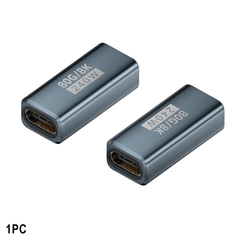240W Type-C Converter 80Gbps 8K 60HZ USB4 Adapter Data Transmission Male To Female USB-C Extension Connector Mobile Phone