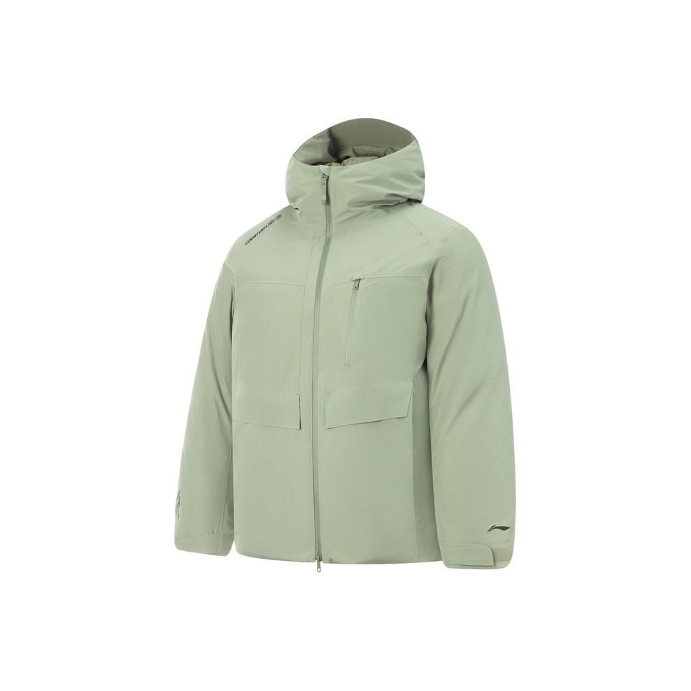 

Li Ning Outdoor CF Доспехи Водяного Дракона Свободная Теплая Ветрозащитная Пуховая Куртка Мужская Куртка AYMV159-1