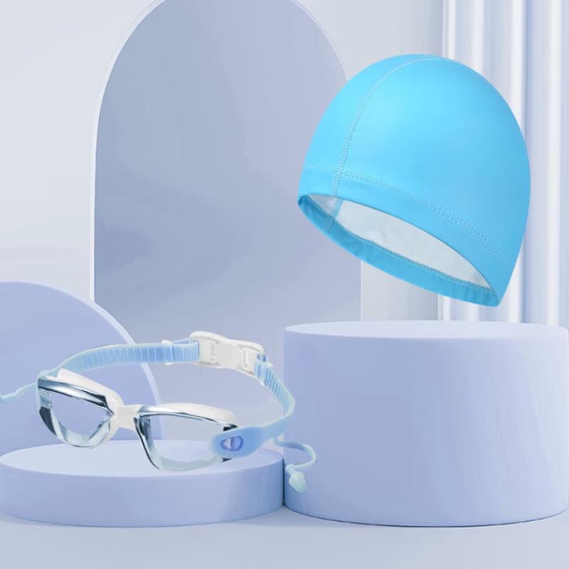 Yuzhan HD Large Frame Swimming Goggles with Integrated Earplugs