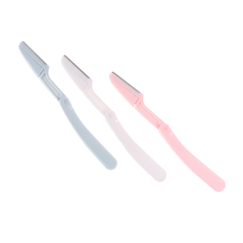 1 Pcs Eyebrow Trimmer Makeup Tools Safe Eye Brow Razor Face Body Hair Removal Shaver Blades Women Eyebrows Shaping Knife