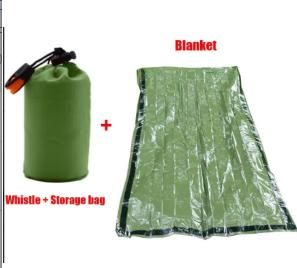 Custom Outdoor Emergency Survival Sleeping Bag, Waterproof Bivvy Sack Thermal Blanket for Camping Hiking