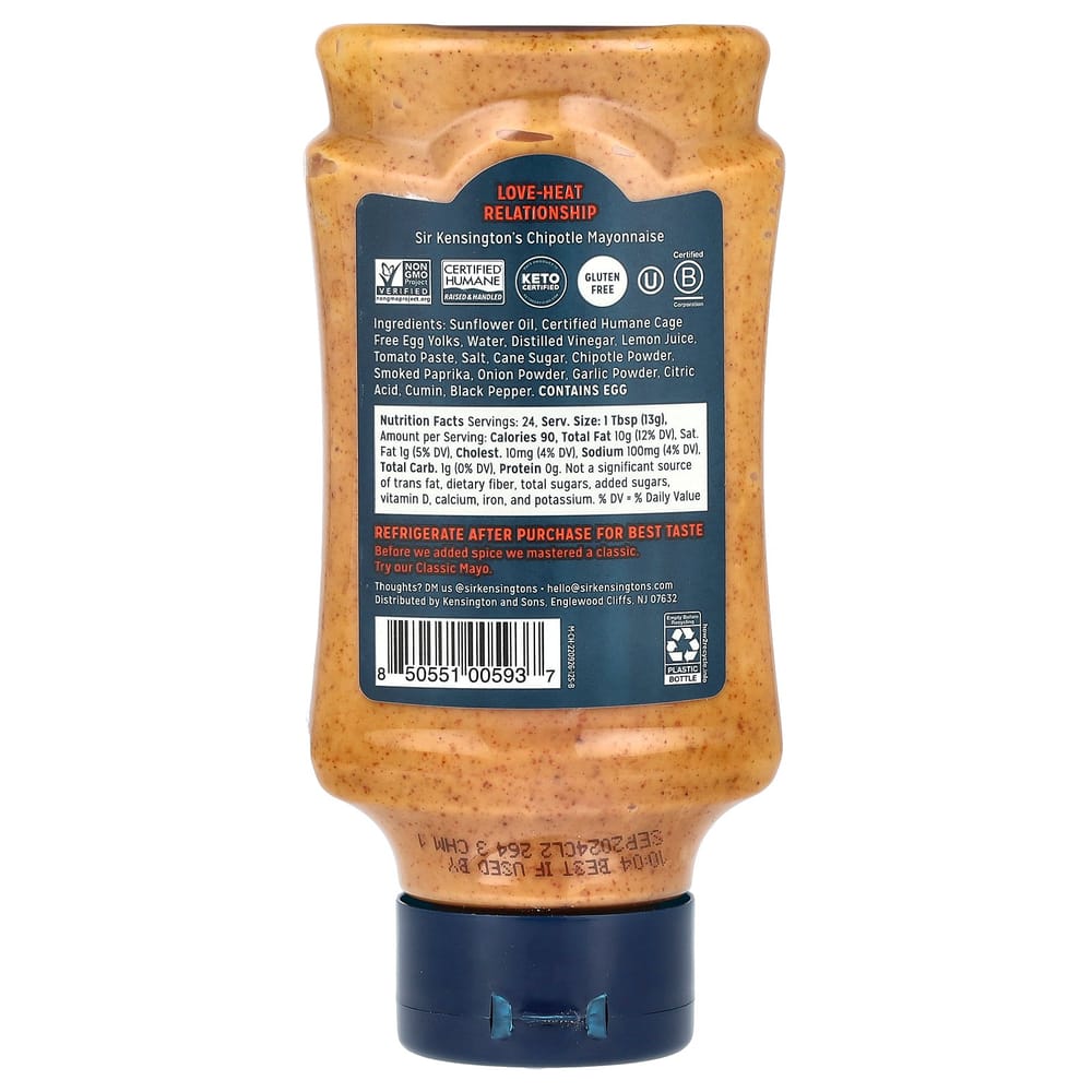Sir Kensington's Chipotle Mayonnaise 354ml (12 fl oz)