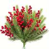 10/15pcs Artificial Flowers Mixed Artificial Oval Eucalyptus Leaves Vase Floral Wreath Bouquets Wedding Greenery Decoration