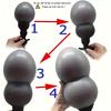 Inflatable Anal Plug Huge Dildo Pump Expansion Diameter Butt Plug Prostate Massage G Spot Stimulator Adult Sex Toy For Men Women