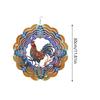Artistic Animal Wind Chime Spinner Iron Handmade Ornament Indoor Outdoor Accent for Women Grandma Mother Day Surprise