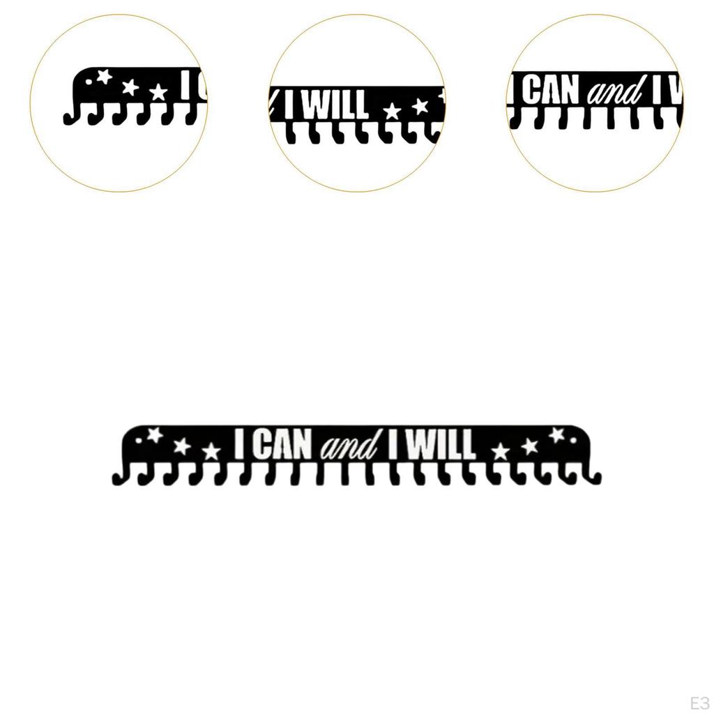 Holder Wall Mounted Ribbon Organizer Rack for Athletes