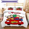 3pcs Custom Name The Wiggles Bedding Set Duvet Cover Closure Includes 1 Duvet Cover & 2 Pillowcases, Soft and Comfortable for All Seasons.