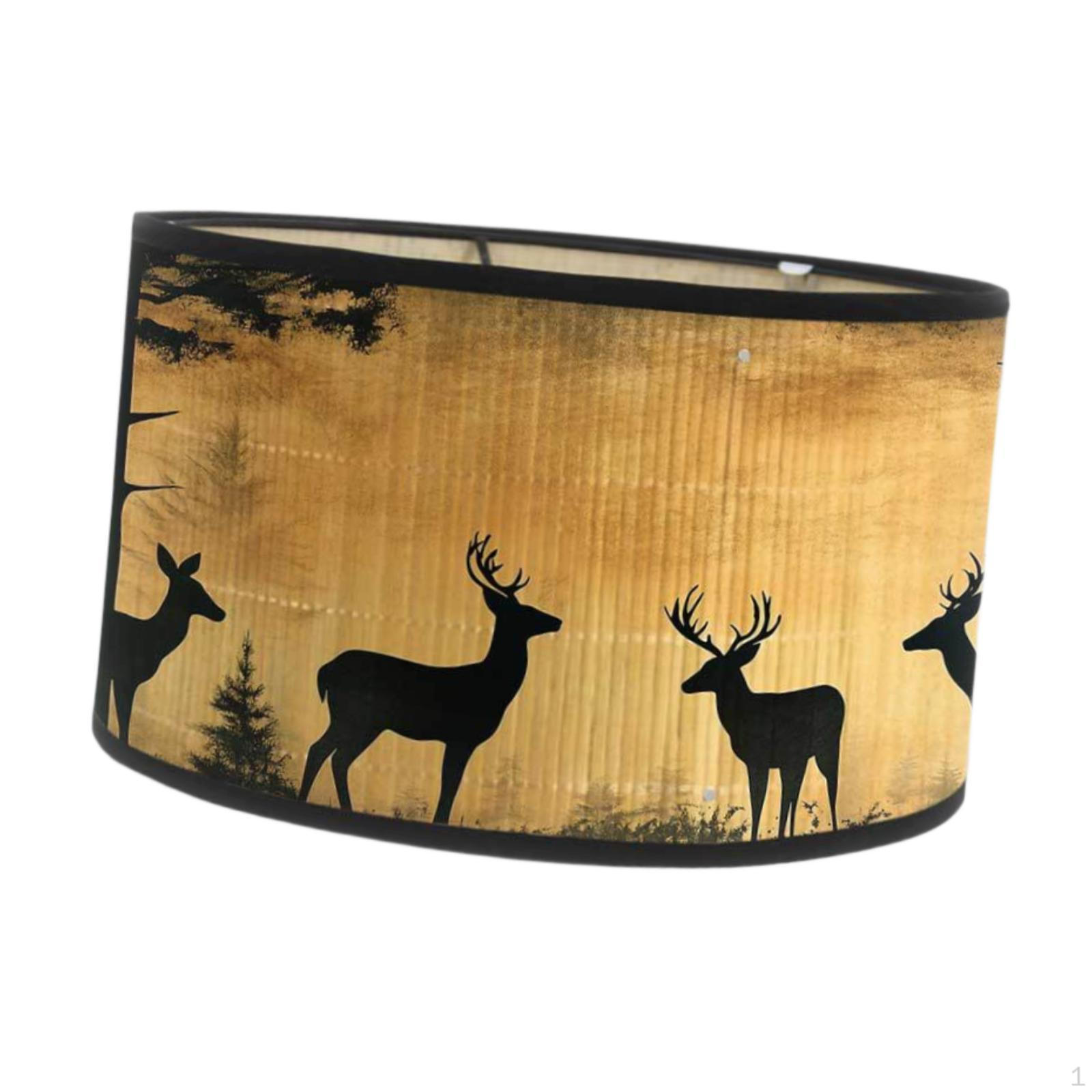 

Плафон для лампы E27, Замена света для офиса, Домашний декор, Принт с оленями Style E