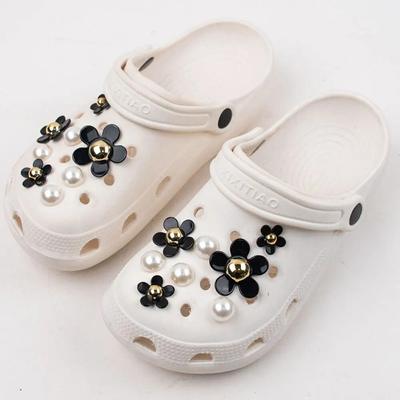 Schuh-Charm, DIY-Pins, Perlen-Blumen-Dekoration, Schnalle für Lochschuhe, Charms-Set, Zubehör, Kinder, Jungen, Mädchen, Geschenk