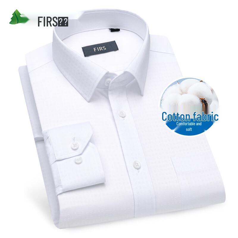 FIRS Men's Business Casual Long Sleeve Shirt