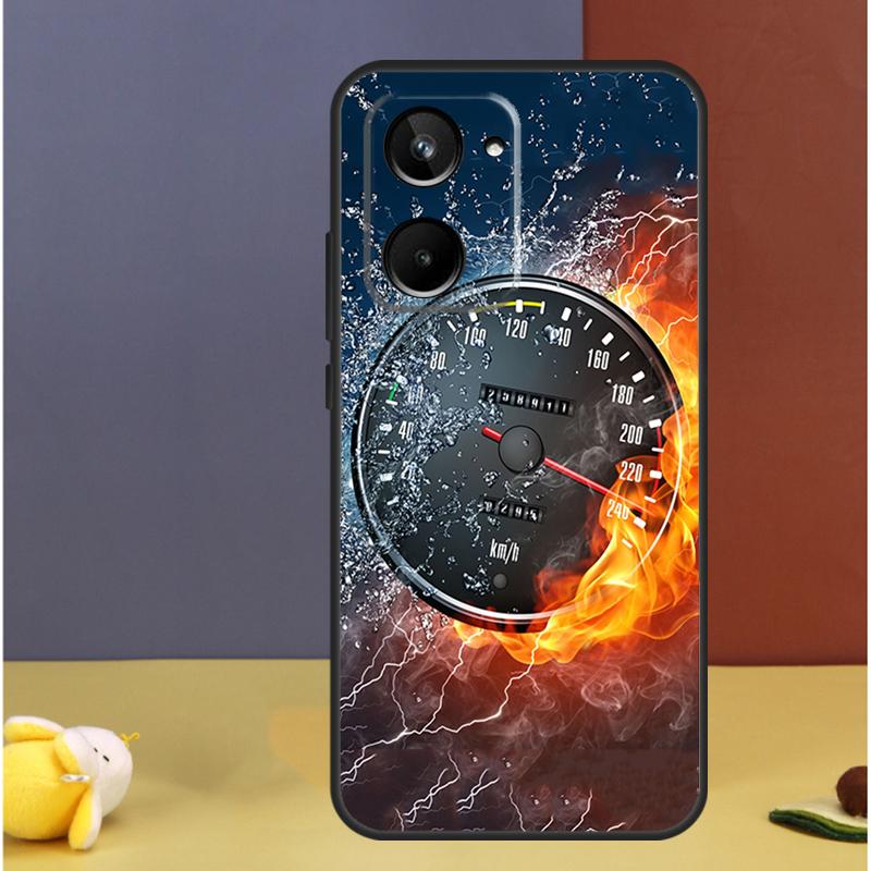 Speedometer Car For Realme 15 Pro GT7 10 11 12 13 14 Pro Plus C67 C65 C63 C61 C55 C53 C51 C35 C71 C75 Case