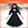 Puella Magi Madoka Magica Akemi Homura Cosplay Jurk Met Polyester Stof Voor Anime Rollenspel
