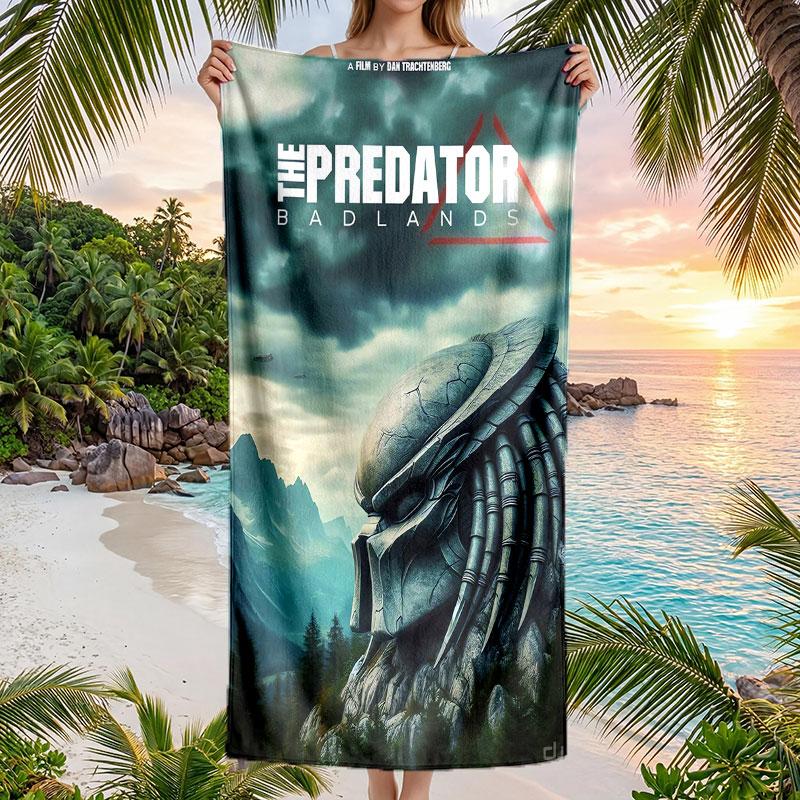 Large Beach Towel Quick Dry Absorbent Towel For Beach IndoorPredator