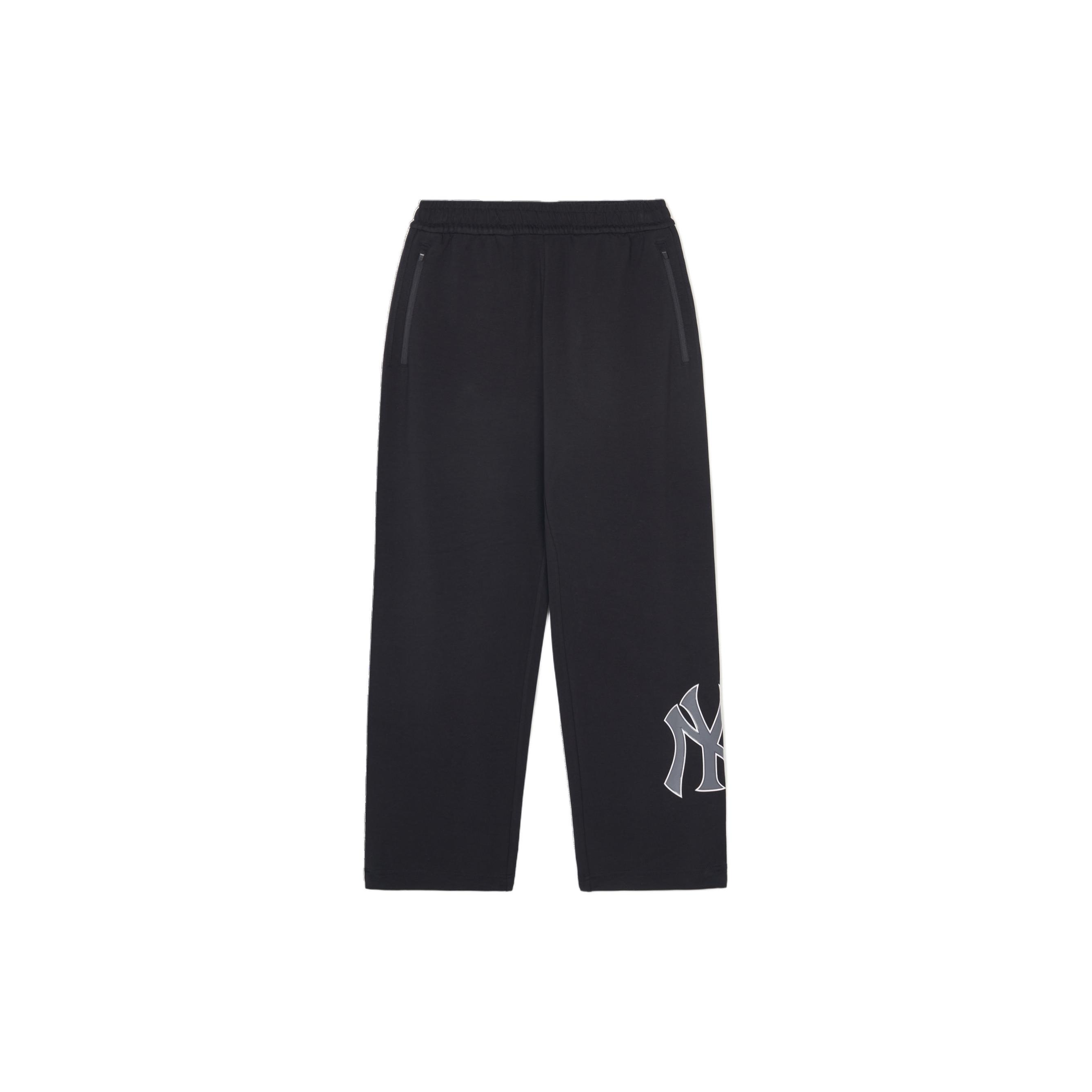 MLB SS24 Casual Pants Unisex Black 3APTB0741-50BKS M