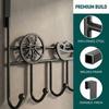 Punch-Free Door Storage Hook Space Saving Hanging Storage Rack Organizer Rack  Wall Hanger
