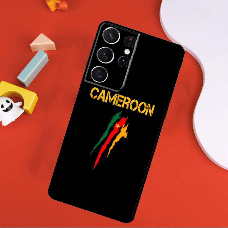 Republic of Cameroon Flag Phone Case For Samsung Galaxy S25 Ultra S24 Ultra S9 S10 S20 S21 S22 S23 Plus S24 FE Cover