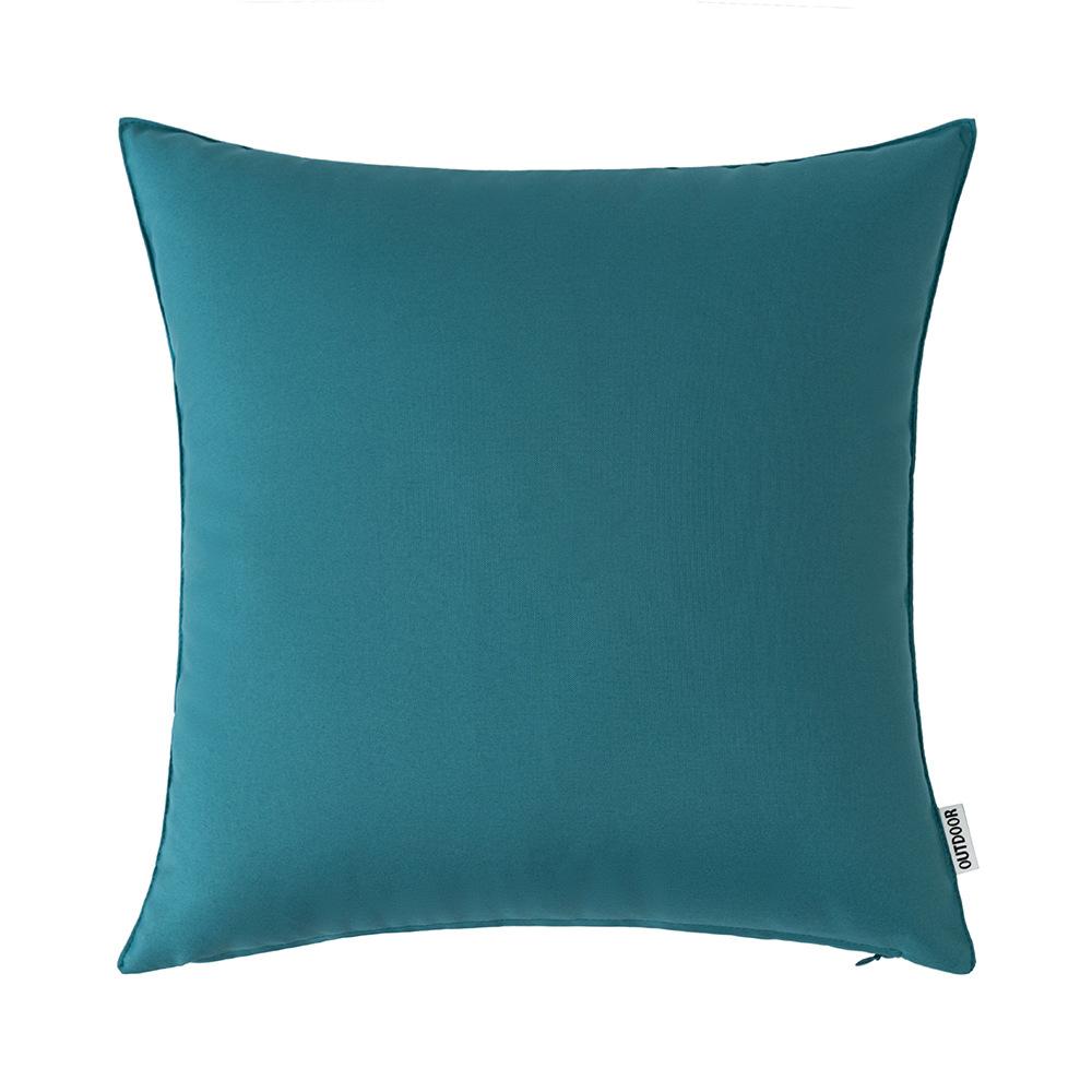 Outdoor Waterproof Pillow Case Ins Style Modern Simple Solid Color Cushion Pillow Backrest Pillow Case