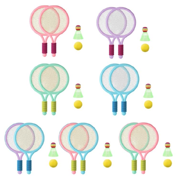 Ensemble de raquettes de tennis pour enfants avec balles Kit de raquette de tennis jouet pour tout-petits enfants