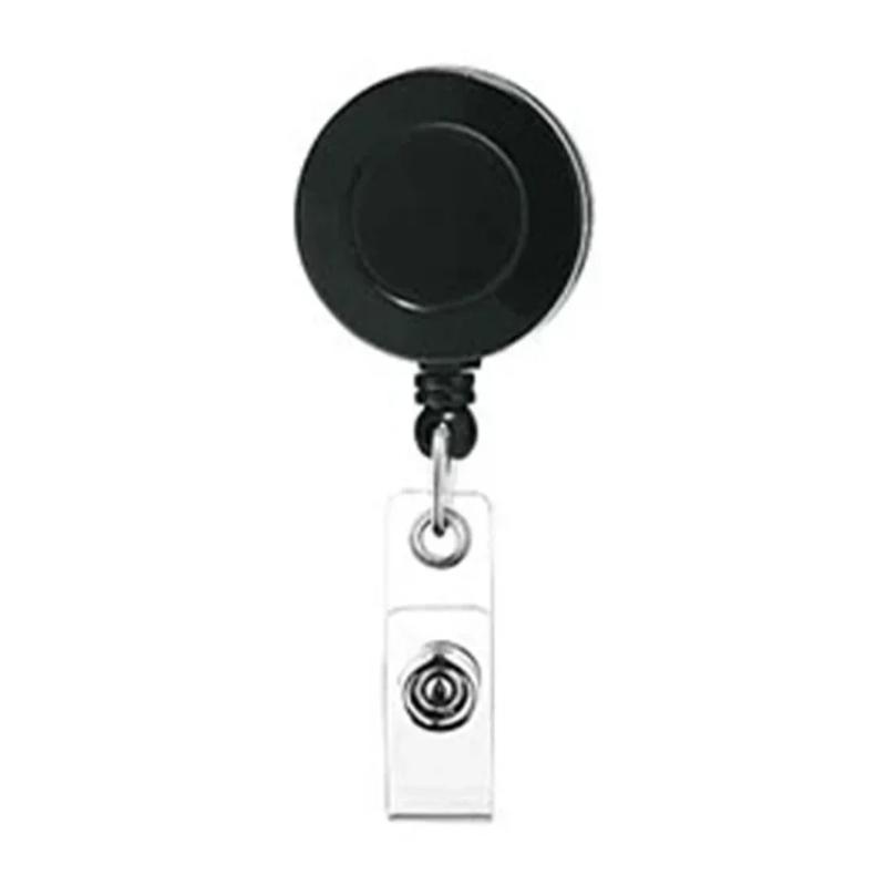 Retractable Badge Reels  ID Bus Cards Holder Clips  Supplies  Easy-to-pull Buckle Clips