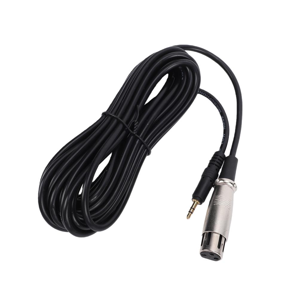XLR to 3.5MM Cable 20 FT, OFC Microphone Adapter Cable Compatible with Condenser and Dynamic Microphones, Mixing