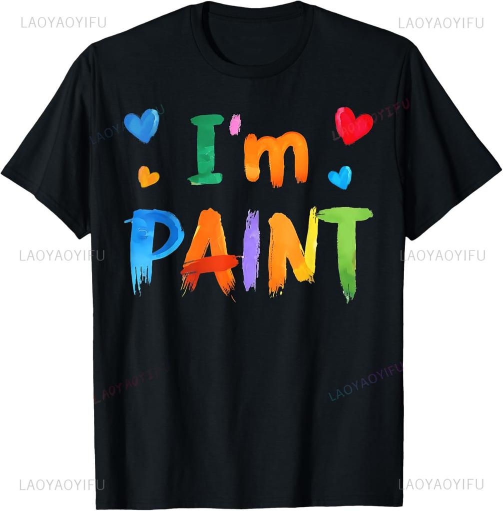 I Heart Love To Finger Paint Im Paint Cute Couple Valentines Day Unisex and Womens Gender Tshirt