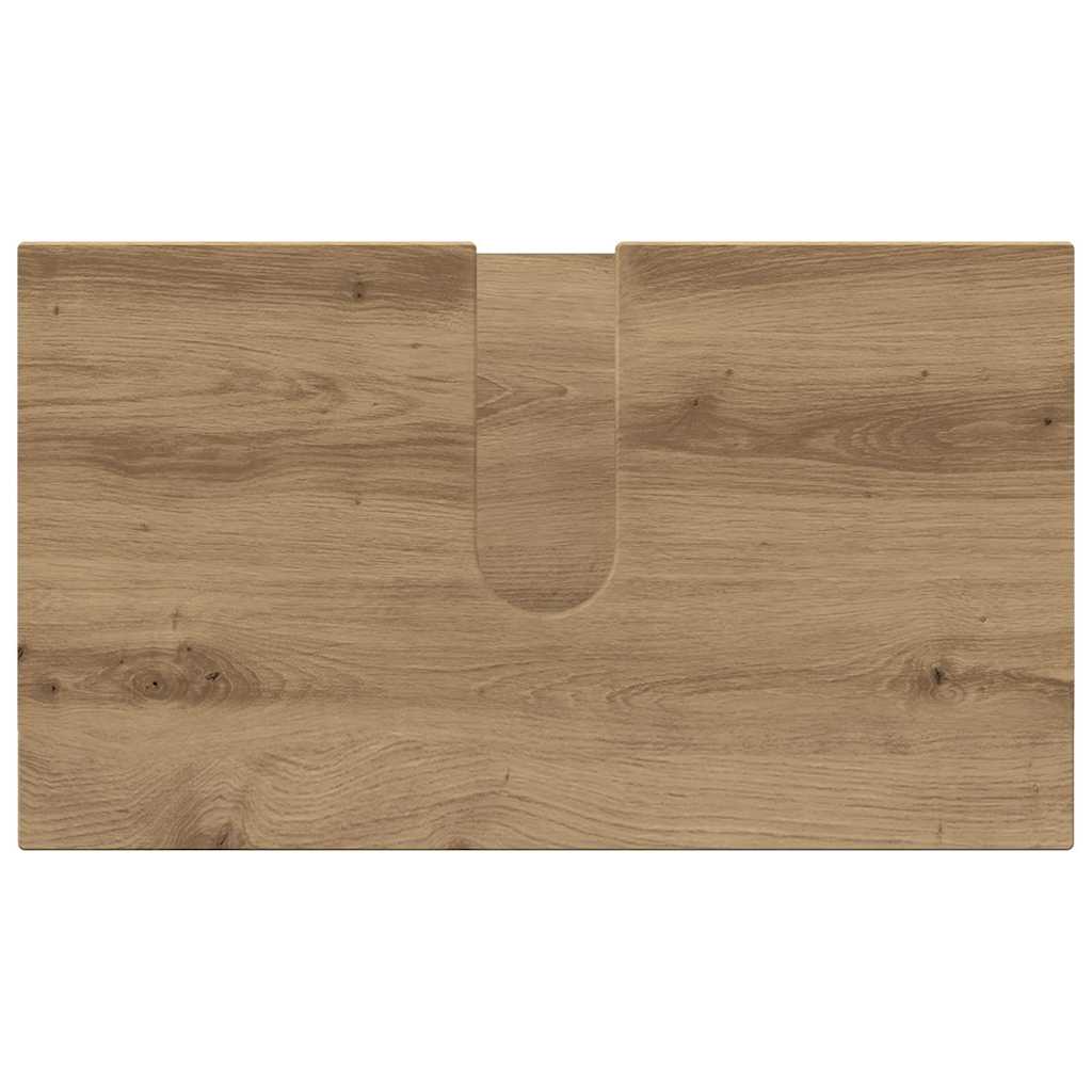Bathroom Furniture Set 3 Pcs Artisan Oak 61 X 35 X 64 Cm