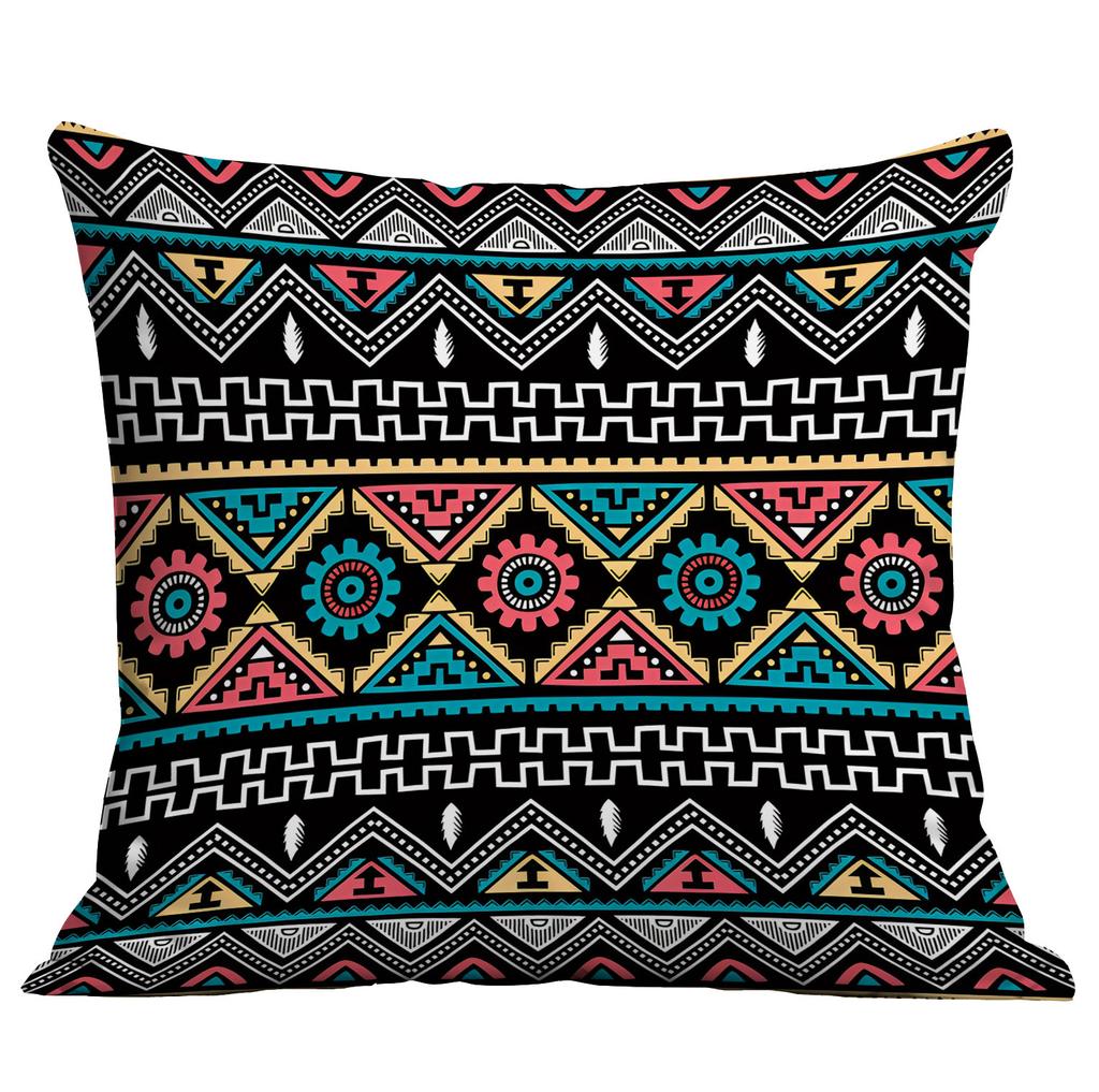 Bohemian Ethnic Style Pillow Cover Living Room Sofa Cushion Hotel Teahouse Pillow Cushion Cover Premium Durable