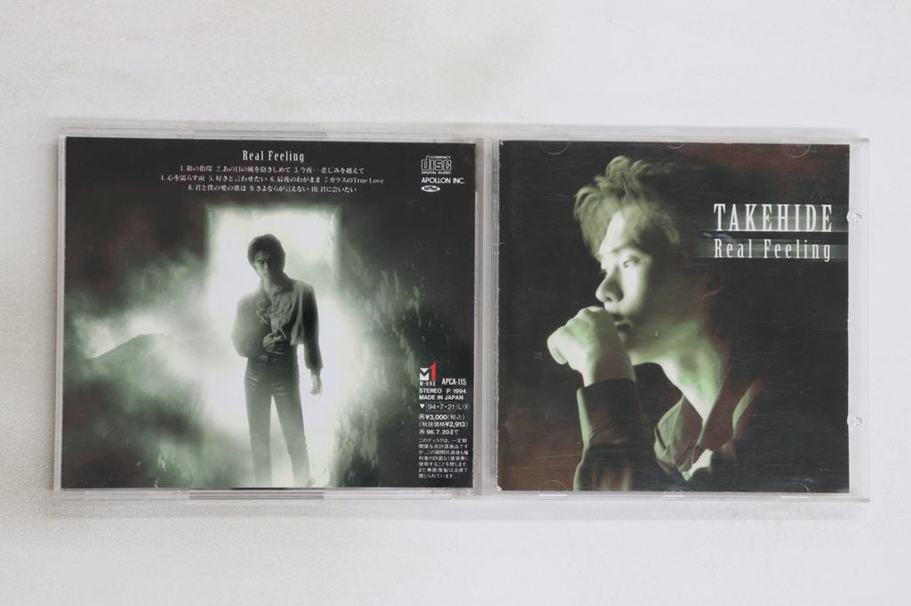 CD TAKEHIDE INOUE - Real Feeling  APCA115 APOLLON 1994 Japan Japanese Pop/Rock Used