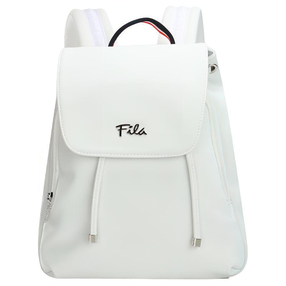 FILA Minimalist Casual Sports Trend Drawstring Closure Detail Fabric Backpack Unisex backpack White DHLP21021FWT White 9260₽