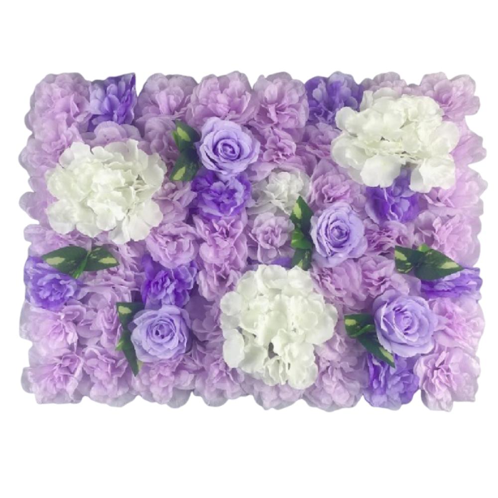60X40cm Artificial Flower Wall Panels Handmade Silk Rose Flower Wall  Home Decor