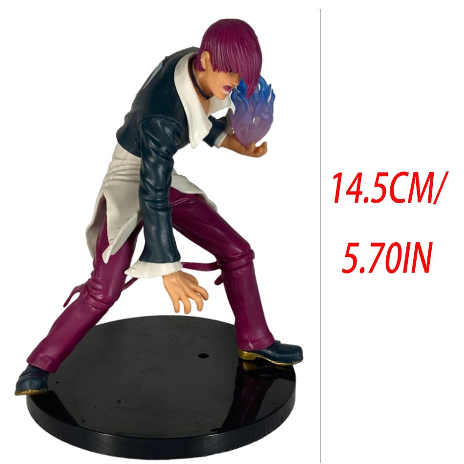 The Fighters Series Anime Figure Lori Yagami Kyo Kusanagi Asamiya Athena Game Peripheral Action Model Toys SNK king of 98 Poseable Articulated Scale