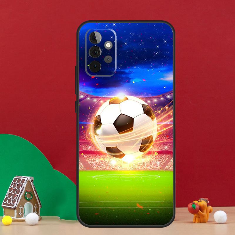 Football Soccer Ball Case For Samsung Galaxy A55 A52 A32 A12 A33 A06 A16 A26 A36 A56 A15 A53 A13 A34 A54 A14 A17