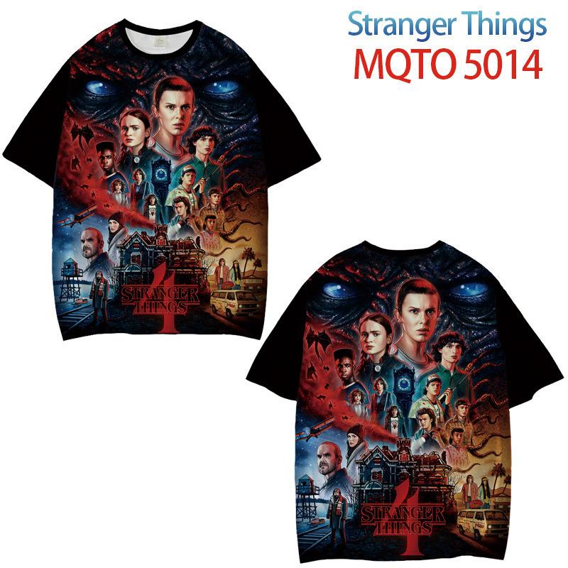 

Stranger Things Peripheral Clothes Digital Printing Short Sleeve Loose T-Shirt XS
