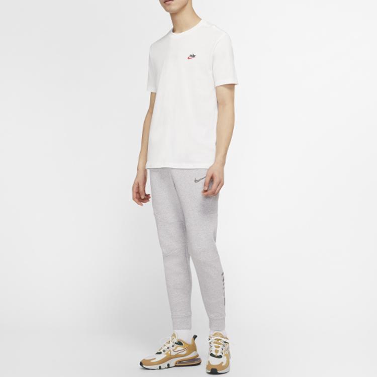 Nike Sportswear Heritage Solid Short Sleeve T-Shirt Men Tops Sail-White CK2384-133