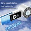 2026 USB Rechargeable Foldable Handheld Ice Cooling Fan with Simple Digital Display