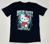 Hello Kitty Graphic T-shirt Women Small Black Short Sleeve