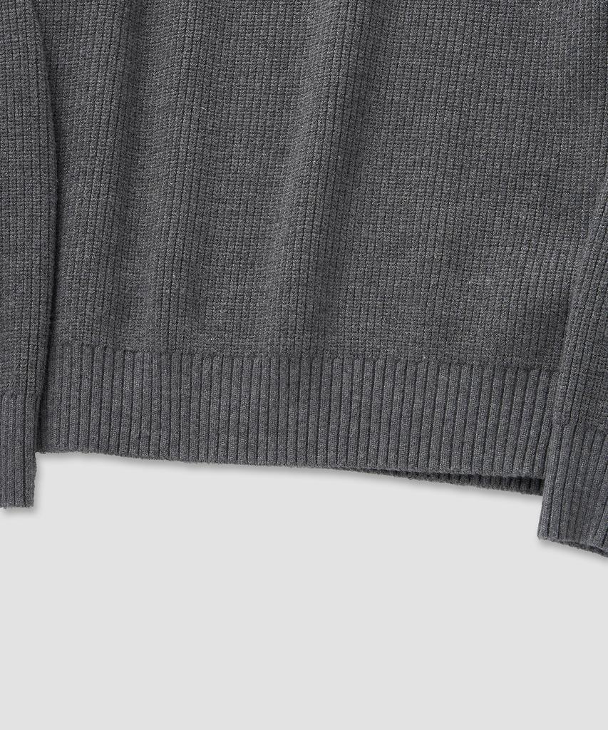 Pilpeu Classic Roll-Neck Knit 31(Light Gray)