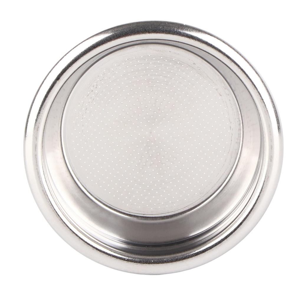 22g Poröser Filterkorb Edelstahl Kaffee Siebträger Filter 2 Tassen Kaffeefilterschale für