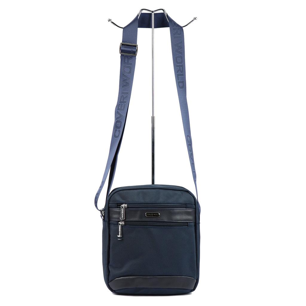 Trwała saszetka męska wykonana z poliestru Coveri World CW6260