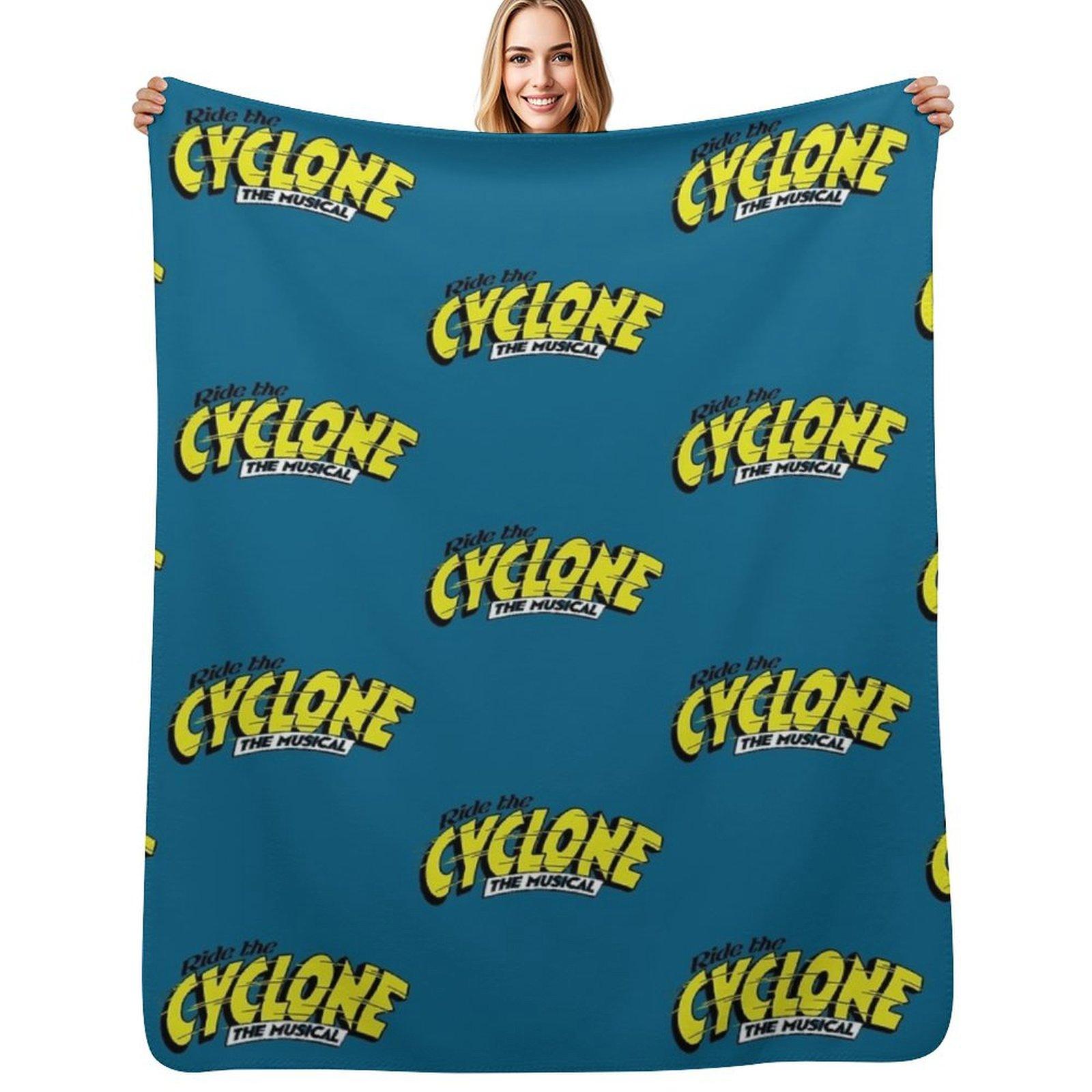Montez le cyclone musical classique Throw Blanket Anti Shedding Soft Fuzzy Blanket for Home 102x76cm(40x30in)