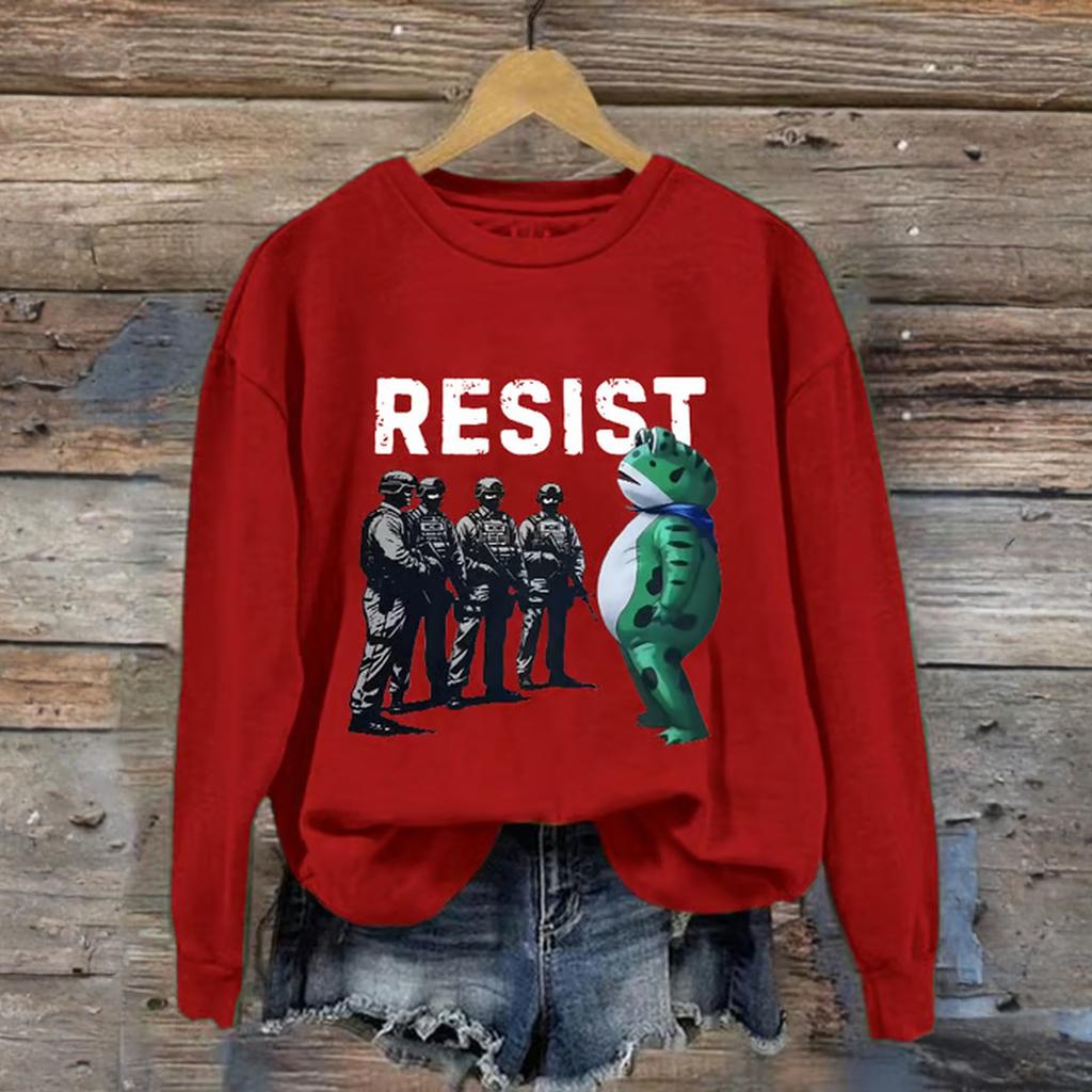 Women's Fashion Daily Versatile Casual Sweatshirts Long Sleeve Round Neck Top Sweatshirts