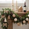 Foam Xmas Tree Hanging Baubles with Sequins Foam Xmas Spheres Pendant  Party