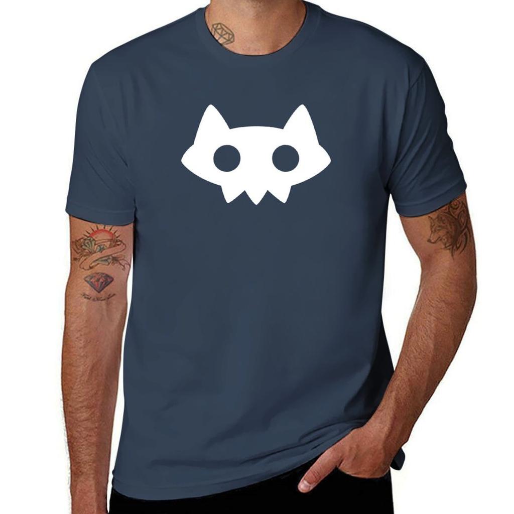 Cat Skull Tshirt Classic Graphic Short Sleeve Top