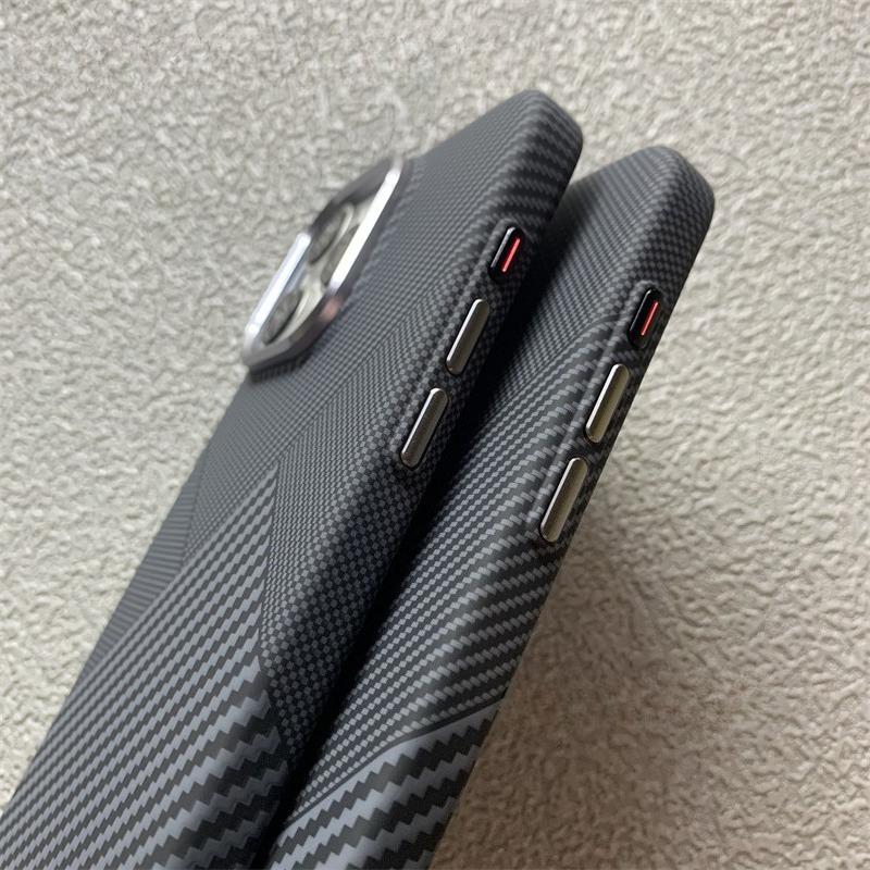 Farbkollision Magnetische Hartschale Hülle für IPhone 16 15 17 Pro Max Kunststoff Carbon Relief Schale Kameraobjektiv Legierung Rüstung Fundas