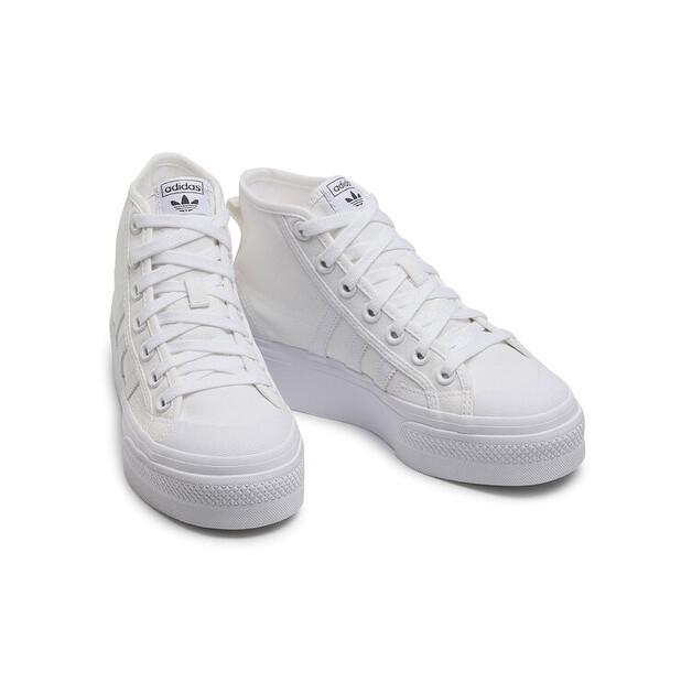 Adidas Nizza Platform Mid W FY2782 White Sneakers