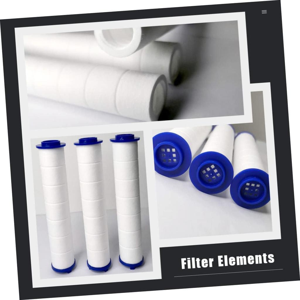 Filter Element 8pcs Shower Head Filters Pp Cotton Improve Water Clarity Easy Install