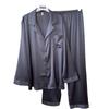Men’s Luxury Ice Silk Pajamas: Long Sleeve, Light and Comfortable Spring/Autumn Homewear Set