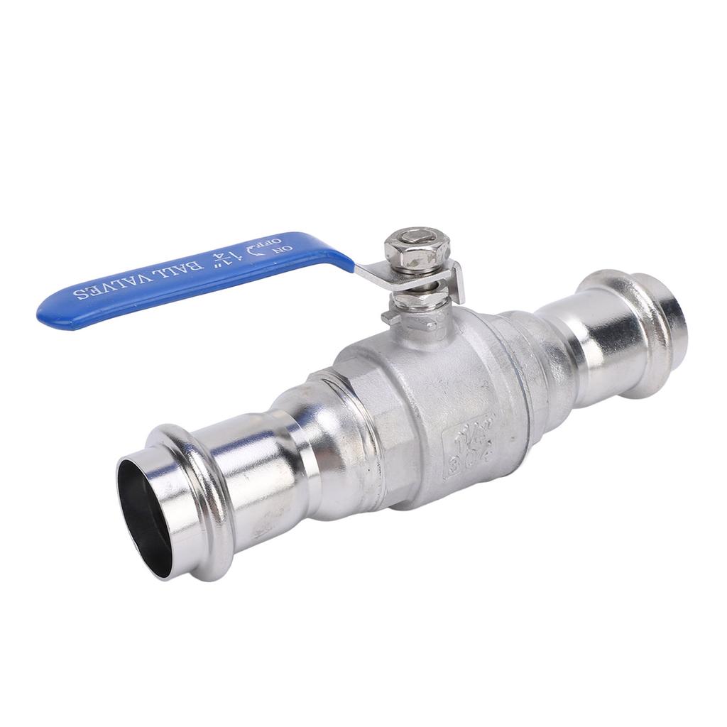 Press Ball Valve 304 Stainless Steel Full Port DN32 1 1 4in Ball Valve for Industrial Applications